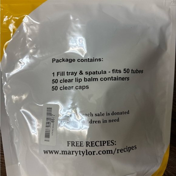 Lip Balm Container Tray Kit with Fill Tray and Spatula, 50 Clear Caps - NwB - Picture 5 of 6